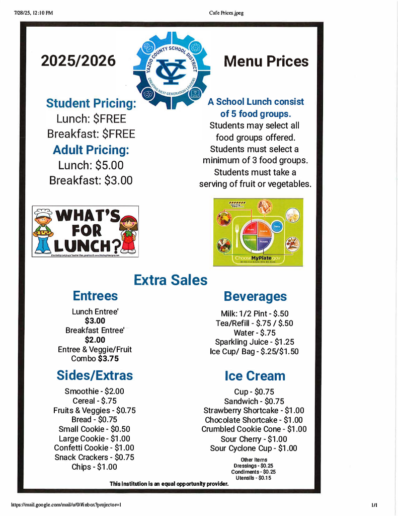 Cafe Prices